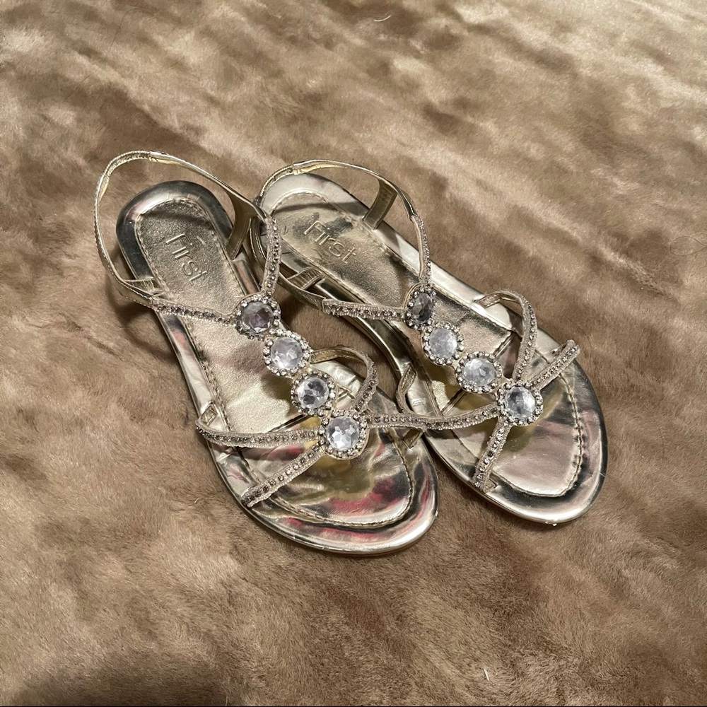 90% New, #sandals，heels=2cm